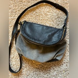 Kempton & Co - Mini Windbourne Taupe and Black Leather